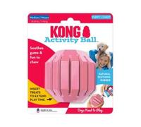 Kong puppy activity ball rosa/azzurro M 8x8cm