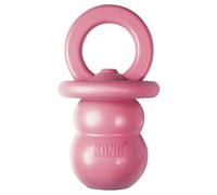 KONG Puppy Binkie - Giocattolo ciuccio per cuccioli - Giocattolo da masticare imbottito per il gioco dei cuccioli - Giocattolo in gomma naturale
