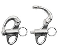 Kong. Quick Release 520. Sgancio Rapido in Acciaio Inox per Uso Nautico. Consente il Rapido Svincolo dal Punto di Attacco. Taglia 03. 232g. Carico 3500 Kgf. Made in Italy. Lucido. 1 Unità.