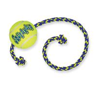 KONG SqueakAir Palla con corda - M/L