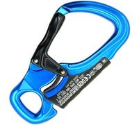 Kong. Tango. Moschettone per Ferrata. Doppia Sicurezza contro Aperture Accidentali. Resistente 33 kN, Certificato CE EN 362/T UIAA. 1 Unità. Peso 130g. Colore Turchese
