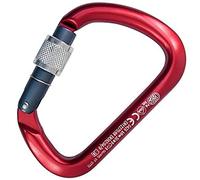 Kong - X-Large Alu Screw - Moschettoni a ghiera rosso