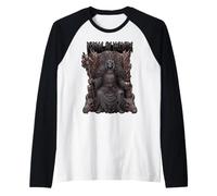 Konge Av Helvite Underworld King Dark Fantasy Graphics Maglia con Maniche Raglan