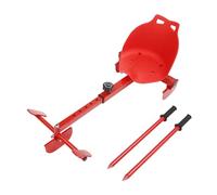 KONGKUNI Snow Racer - Slitta 2 in 1 per pattinaggio su ghiaccio e sci, grande scooter da neve con bastone da sci e corda da traino, per ghiaccio, neve, erba, sabbia, discesa, lunghezza regolabile