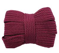 KONGNY 1 paio 20mm Largo Ispessito Piatto cavo Colorato Morbido Lacci Scarpe da Tavola Scarpe di Tela per Scarpe da Ginnastica Scarpe Sportive, 13 Vino rosso, 120cm