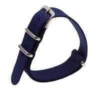 KONGNY 18 20 22mm Accessori per Cinturini per Orologi in Tessuto Sportivo in Nylon, Blu scuro