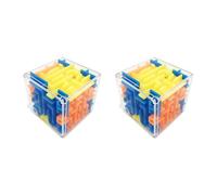 Kongou 2Pz Giocattolo Puzzle, Puzzle Labirinto, Palla dei Labirinti di gravità, Palla del Cubo del Puzzle del Labirinto, Giocattolo Rompicapo Fidget Gioco di Intelligenza per Bambini Adulti