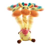 Kongou Giraffa Che Parla e ripete | Giocattolo interattivo Canto - Morbido e Divertente, Si Illumina e Si attorciglia, Giraffa, registra e ripete ciò Che dici