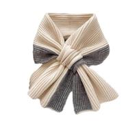 Kongou Sciarpe invernali corte da donna - Sciarpe Scaldacollo Avvolgente per il collo incrociato,Sciarpa con colletto morbido, calda sciarpa lavorata a scialle per la stagione fredda