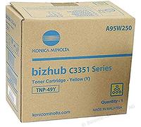 Konica Minolta Tnp-49y C3351 A95w250 Toner Giallo