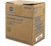 originale minolta tnp50y giallo a0x5254 per minolta bizhub c3100p tnp-50 capacita 6.000 pagine