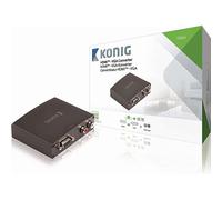 Konig KNVCO3411 convertitore da HDMI a VGA + RCA jack 1080 full HD
