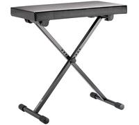 Konig & Meyer 14065 Panca per pianoforte in metallo Black Leather