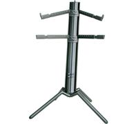 KONIG & MEYER 18860 SPIDER PRO STAND BLACK SUPPORTO TASTIERA COLONNA RICHIUDIBILE NERO 2 COPPIE BRACCI REGOLABILI ESTENSIBILI