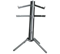 KONIG & MEYER 18860 SPIDER PRO STAND BLACK SUPPORTO TASTIERA COLONNA RICHIUDIBILE NERO 2 COPPIE BRACCI REGOLABILI ESTENSIBILI