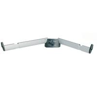 KONIG & MEYER 18866-SI ARM SET B SILVER BRACCIA INCLINATE ADDIZIONALI PER 18860SI / 18840SI SUPPORTO TASTIERA SPIDER PRO / BABY IN ALLUMINIO ARGENTATE