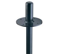 Konig Meyer 19665-000-55 & Flangia in acciaio, colore: nero