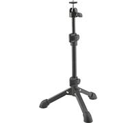 K&M 19782 Treppiede da tavolo, per macchina fotografica, nero, in acciaio - con rotazione a 360°, inclinazione a 90° - flessibile e stabile