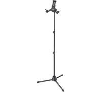 K & M Treppiede per tablet 19798 – nero, girevole e inclinabile fino a 90°, stabile e estensibile