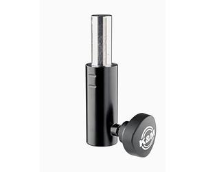 Konig Meyer 24521-250-55 & flangia, 25 mm, colore: nero