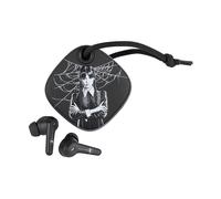 Konix Mercoledì Cuffie wireless per smartphone e tablet - Autonomia 6 h + 22 h custodia - Resistenza all'acqua IPX4 - Connessione Bluetooth - Nero