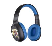 KONIX 82521120668 CUFFIE BLUETOOTH, Nero, Blu