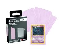 Konix bustine protettive Lavender Matte Sleeves 66 x 91 mm - competizione - 100 pezzi - compatibili con Magic: The Gathering, Pokémon - plastica - colore lavanda