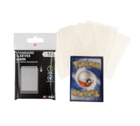 Konix Proteggi-carte Standard Sleeves 67 x 92 mm - 100 bustine - Compatibili con Lorcana, Magic The Gathering, Pokémon - Plastica - Trasparente