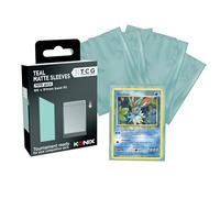 Konix bustine protettive Teal Matte Sleeves 66 x 91 mm - competizione - 100 pezzi - compatibili con Magic: The Gathering, Pokémon - plastica - blu turchese