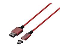 Konix Cavo di ricarica magnetico Mythics da 3 m tipo A a C Premium per controller Xbox Series X|S - Ricarica ad alta velocità - rosso