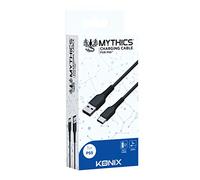 Konix Cavo di ricarica per controller DualSense PS5 - Cavo USB tipo A a C di 3 m - Nero