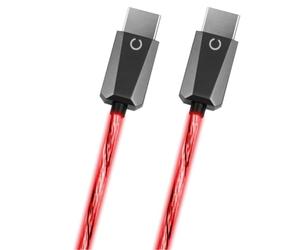 Konix Cavo HDMI 2.1 per PC, PS5, Switch 2 e Xbox Series X|S - Compatibilità 4K e 8K - 48 Gbps - Lunghezza 1,2 m - Illuminazione LED rosso