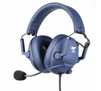 Konix Cuffie da gioco cablate Drakkar Skyfighter Pro - Altoparlanti da 50 mm - Microfono - Retroilluminazione a LED - Blu