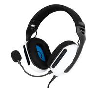 Konix Skylite Cuffie gaming circumaurali cablate ultraleggere 218 g PS5 - Altoparlanti 40 mm - Microfono - Cavo 1,5 m - Jack 3,5 mm - Nero e bianco