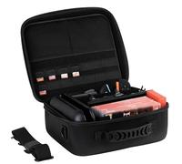 Konix Custodia protettiva e da trasporto Big Carry Case per console Nintendo Switch 2 - Reti per accessori - 14 scomparti per giochi - Nero