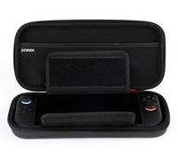 Konix Custodia di protezione e trasporto per console Nintendo Switch, Switch OLED e Switch 2 - Rete per accessori - 8 scomparti per giochi - Nero