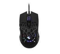 Konix Drakkar Mouse cablato Aegir Ultra Light 70g per PC - 7 pulsanti - 7 livelli DPI - Retroilluminazione LED arcobaleno - Nero