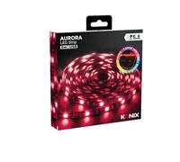 Konix Drakkar Striscia luminosa LED gaming Aurora di 5 metri - Rivestimento adesivo - 16 colori - Connessione USB