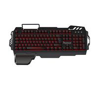 Konix Drakkar Tastiera gaming con filo semi-meccanica Bifrost AZERTY - 105 tasti - Retroilluminazione rossa - Anti-ghosting