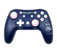 Konix FFF Controller wireless Snow per Nintendo Switch e Switch 2 - Autonomia 12 h - Bluetooth 5.0 da 10 m - Funzioni Turbo e Auto - Illuminazione RGB - Blu