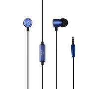 Konix FFF Cuffie in-ear cablate per smartphone e tablet - Microfono incorporato - Cavo da 1,2 m - Blu