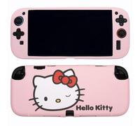 Konix Hello Kitty Custodia protettiva per console Nintendo Switch 2 - Silicone antiscivolo - Antiurto - Antigraffio - Antipolvere - Rosa