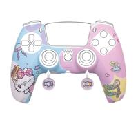 Konix Hello Kitty Custodia protettiva per controller DualSense PS5 - Silicone - Poggiadita - Blu e rosa