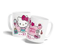 Konix Hello Kitty Tazza in ceramica - 320 ml - Design My Style - Bianco