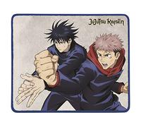 Konix Jujutsu Kaisen Tappetino per mouse gaming 32 x 27 cm - Base antiscivolo - Design Megumi e Yuji