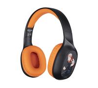 KONIX KX JUJUTSU BT HEADPHONES CUFFIE BLUETOOTH, Nero, Arancione
