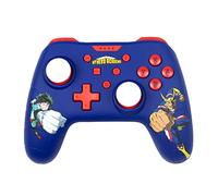 Konix My Hero Academia Controller con cavo per Nintendo Switch, Switch 2 e PC - Funzione vibrazione - Cavo da 3 m - Blu