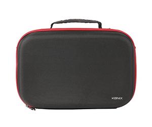 Konix Mythics Borsa per il trasporto e la protezione per console, giochi e accessori Nintendo Switch, Switch Lite e Switch OLED - Nero