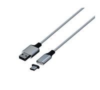 Konix Mythics Cavo di ricarica magnetico di 2 m tipo A a C per controller DualSense PS5 - Ricarica ad alta velocità - Bianco