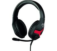 Konix Mythics Cuffie gaming con cavo Nemesis per Nintendo Switch - Microfono a 45° - Cavo da 1,5 m - Connettore Jack da 3,5 mm - Nero e rosso